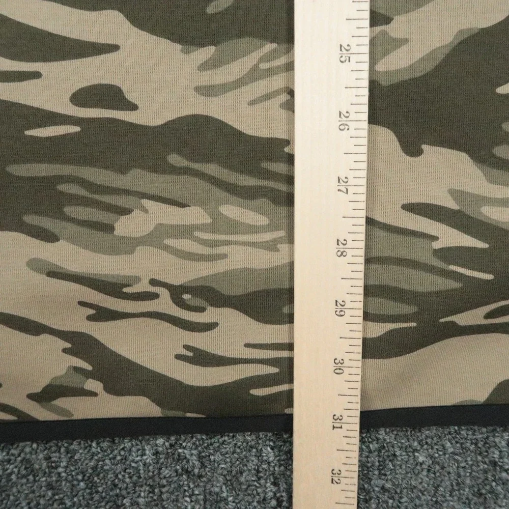 Nike Hoodie Mens XXL Tall Green Beige Camo Tech Fleece Full Zip Pocket